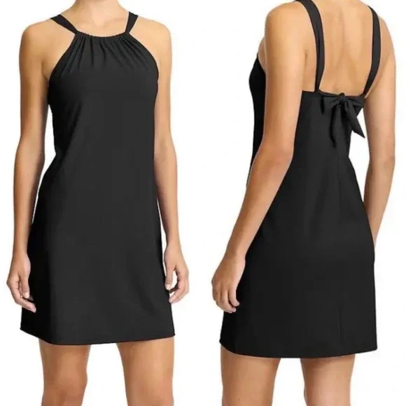 Athleta NAVY BLUE Kokomo Dress Summer Swim Dress Size S